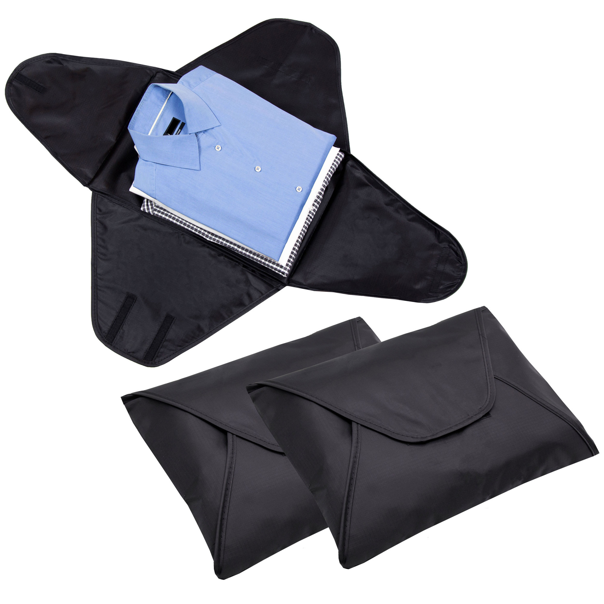 3er Set Hemdentasche 41x30 cm wasserabweisend schwarz Hauptbild