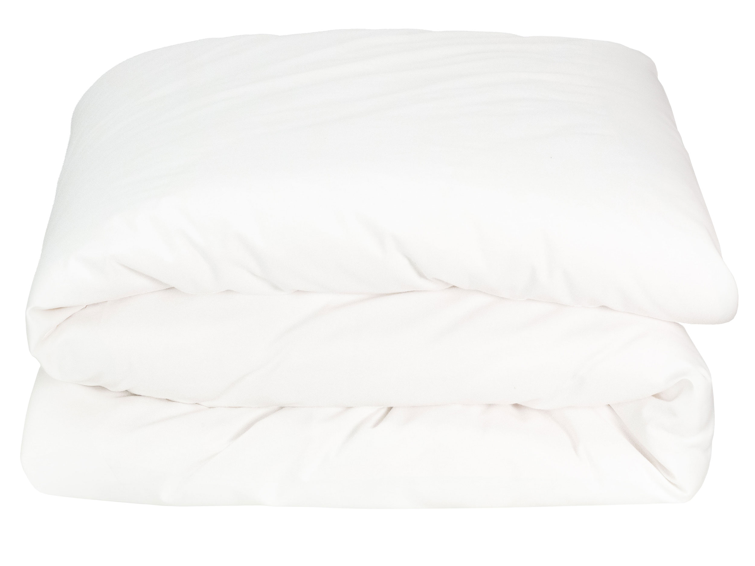 Deckenbezug mit Knöpfen 240x220 cm Baumwolle weiß Hauptbild