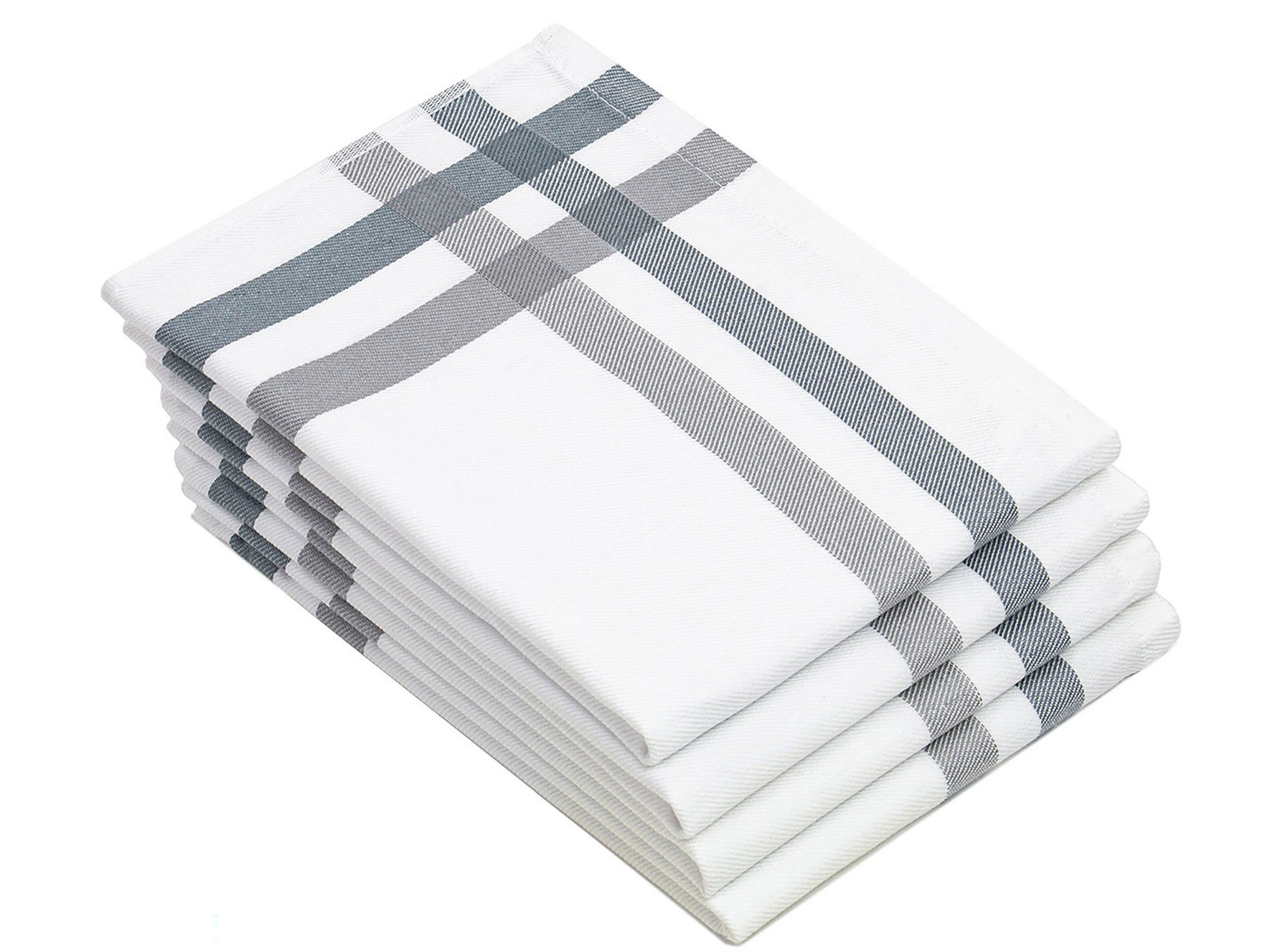 4er Set Geschirrtücher Baumwolle 50x70 cm weiß Hauptbild