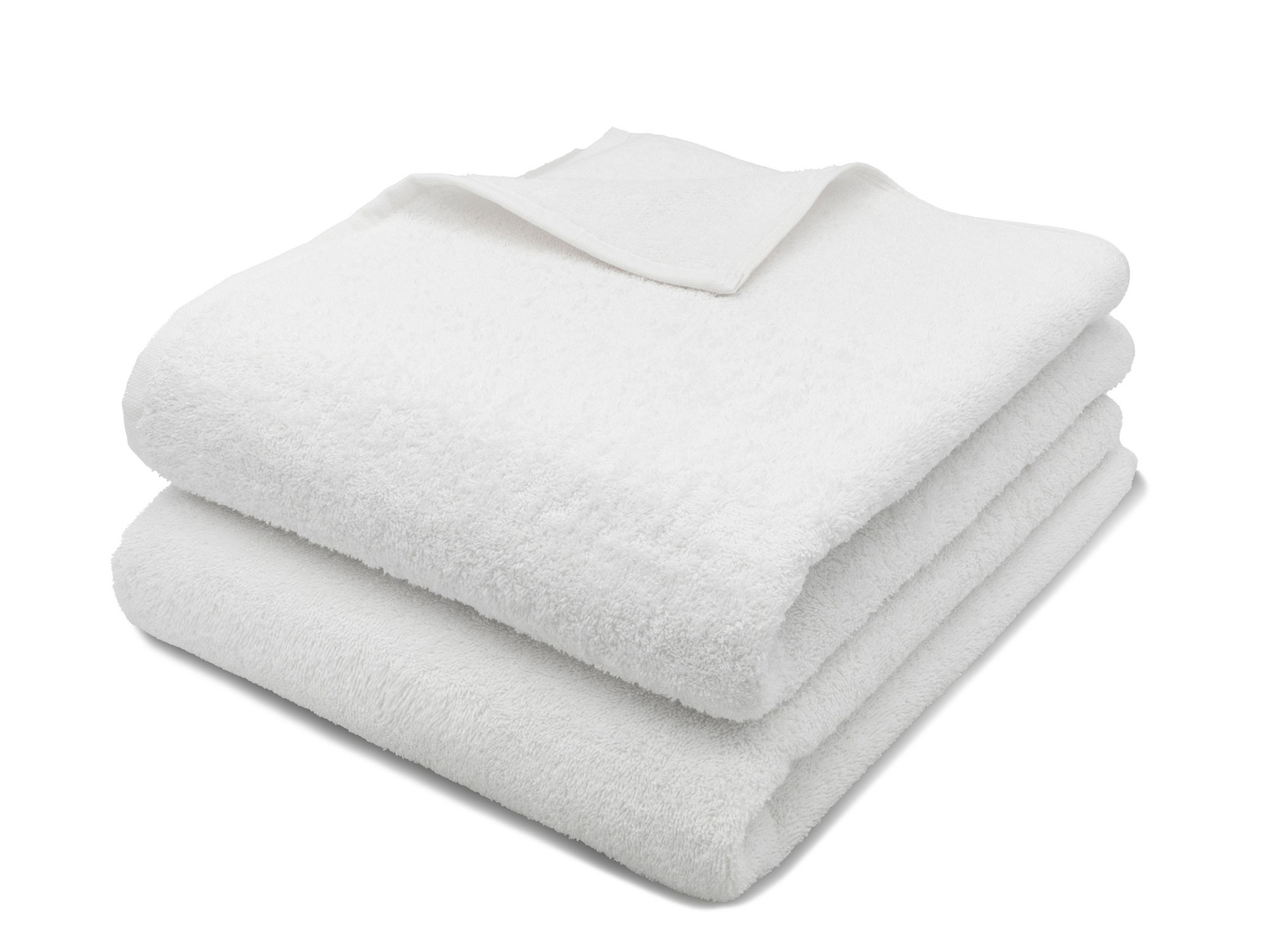 Saunahandtuch 70x180 cm Baumwolle 450 g/qm weiß uni Hauptbild