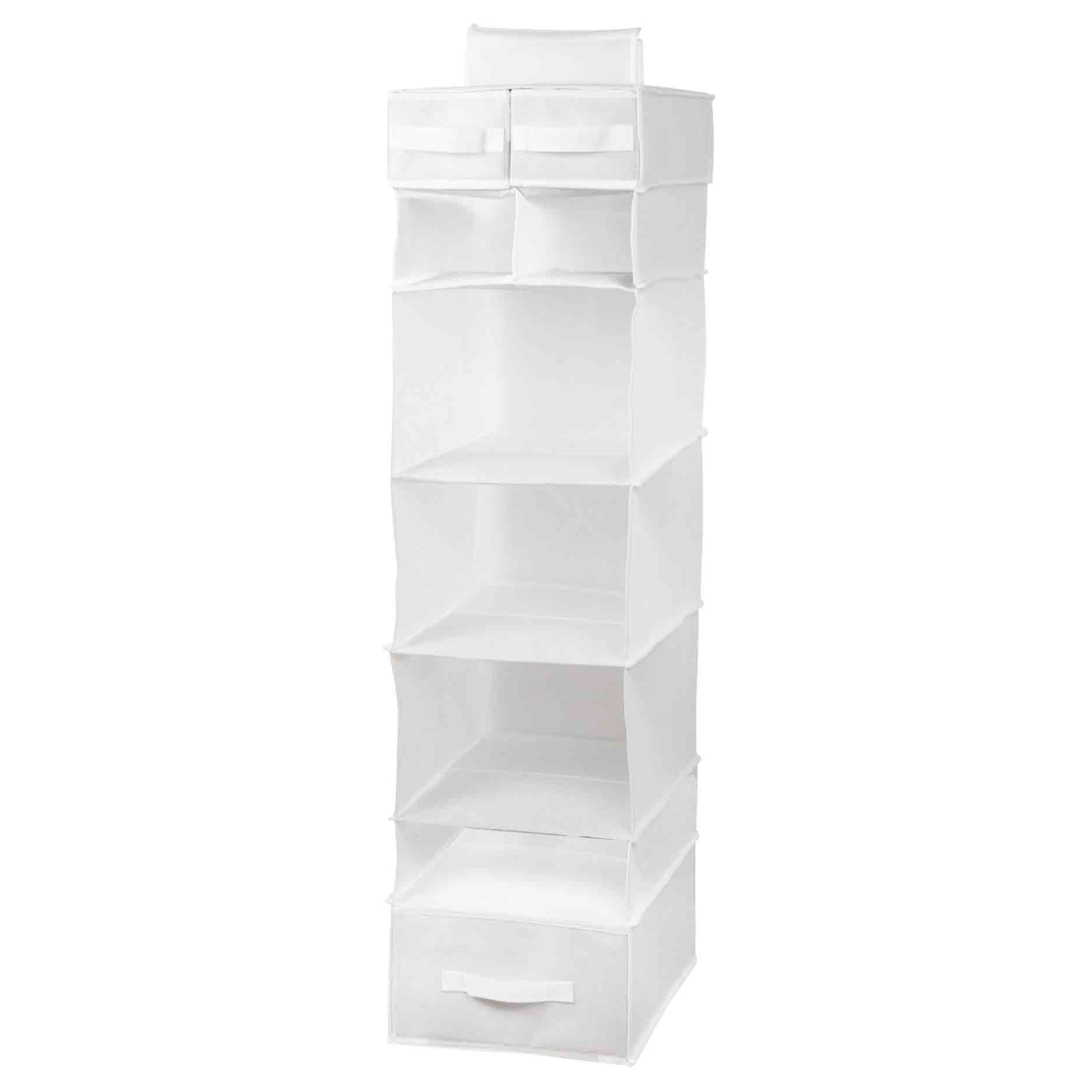 Hängeregal Kleiderschrank 30x30x115 cm weiß Hauptbild