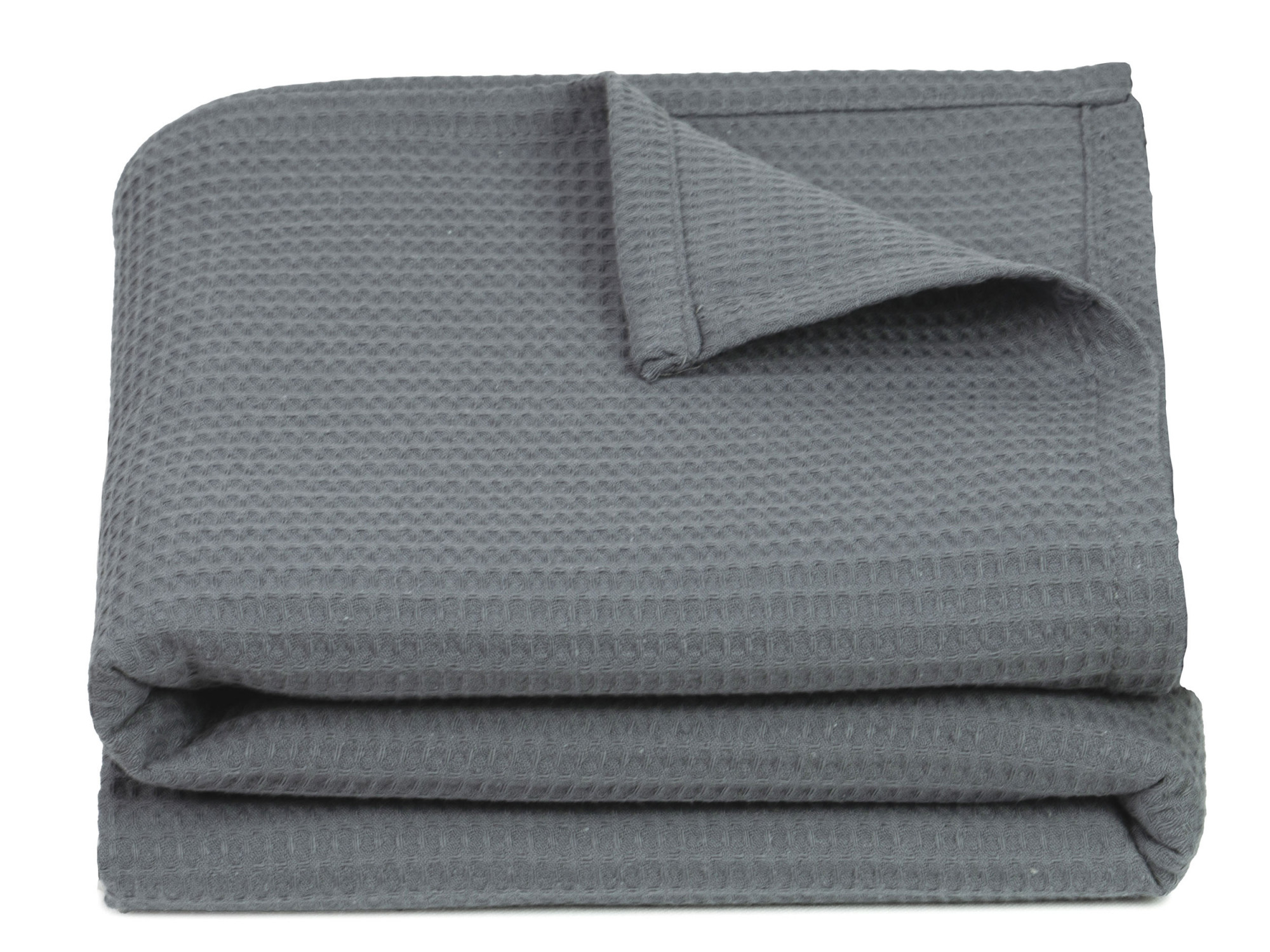 Kuscheldecke Baumwolle 150x200 cm grau