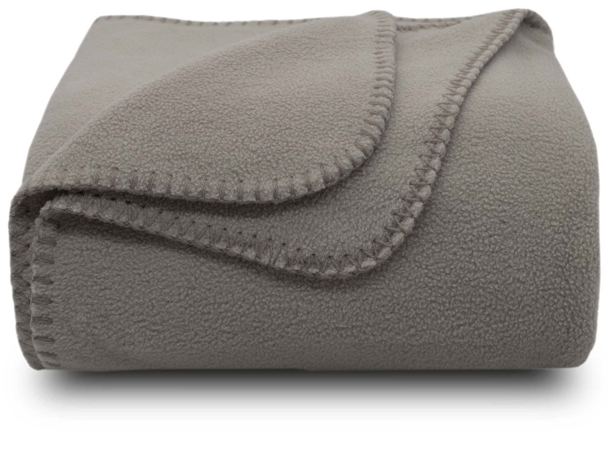 Kuscheldecke 130x170 cm Mikrofaser taupe Hauptbild