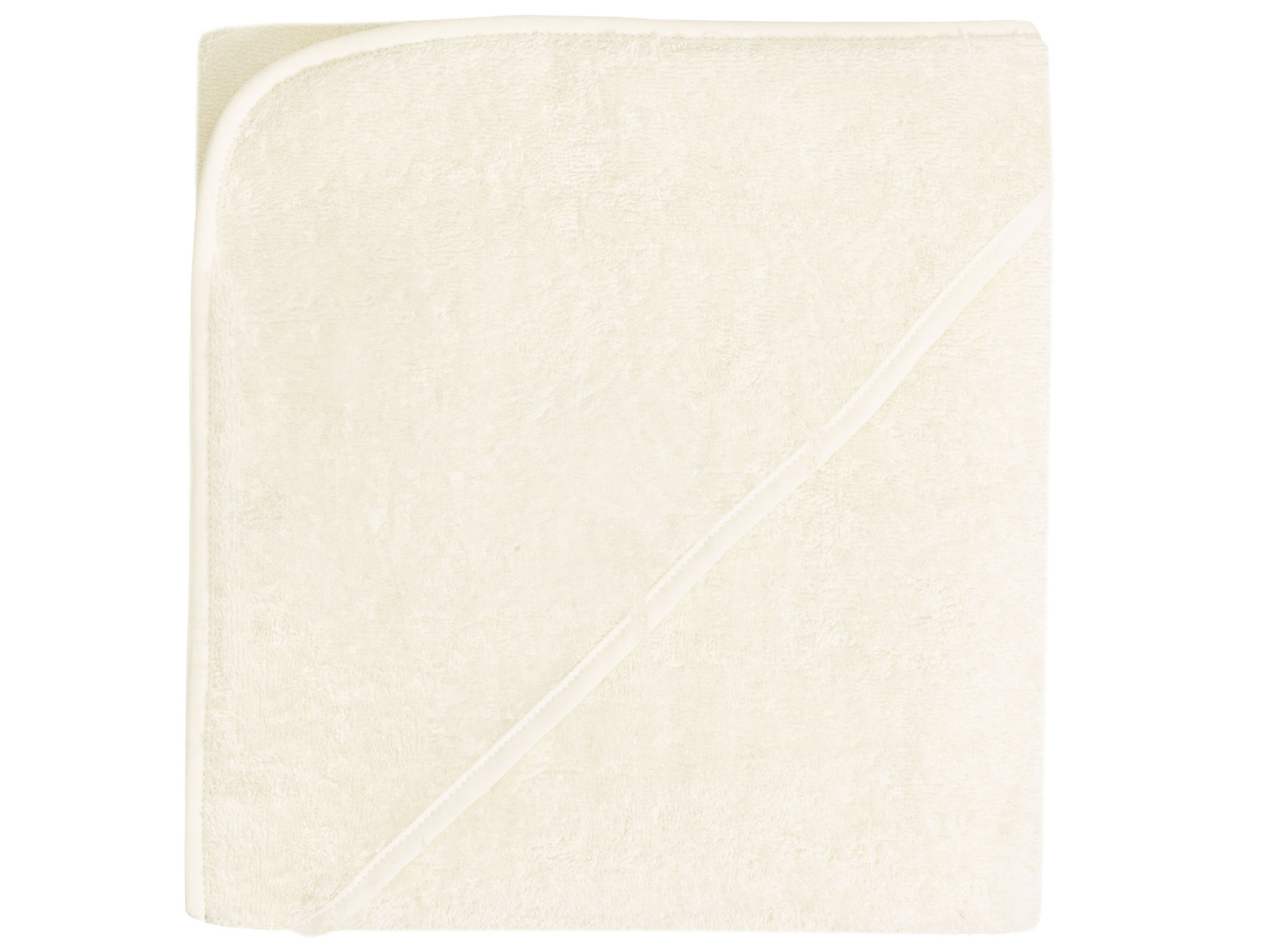 Kapuzenhandtuch 100% Baumwolle 100x100 cm natur Hauptbild