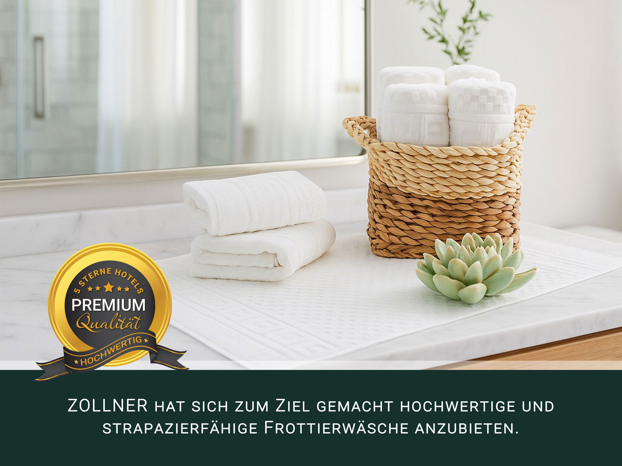 10er Set Gästehandtücher Baumwolle 30x50 cm 440 g/qm weiß