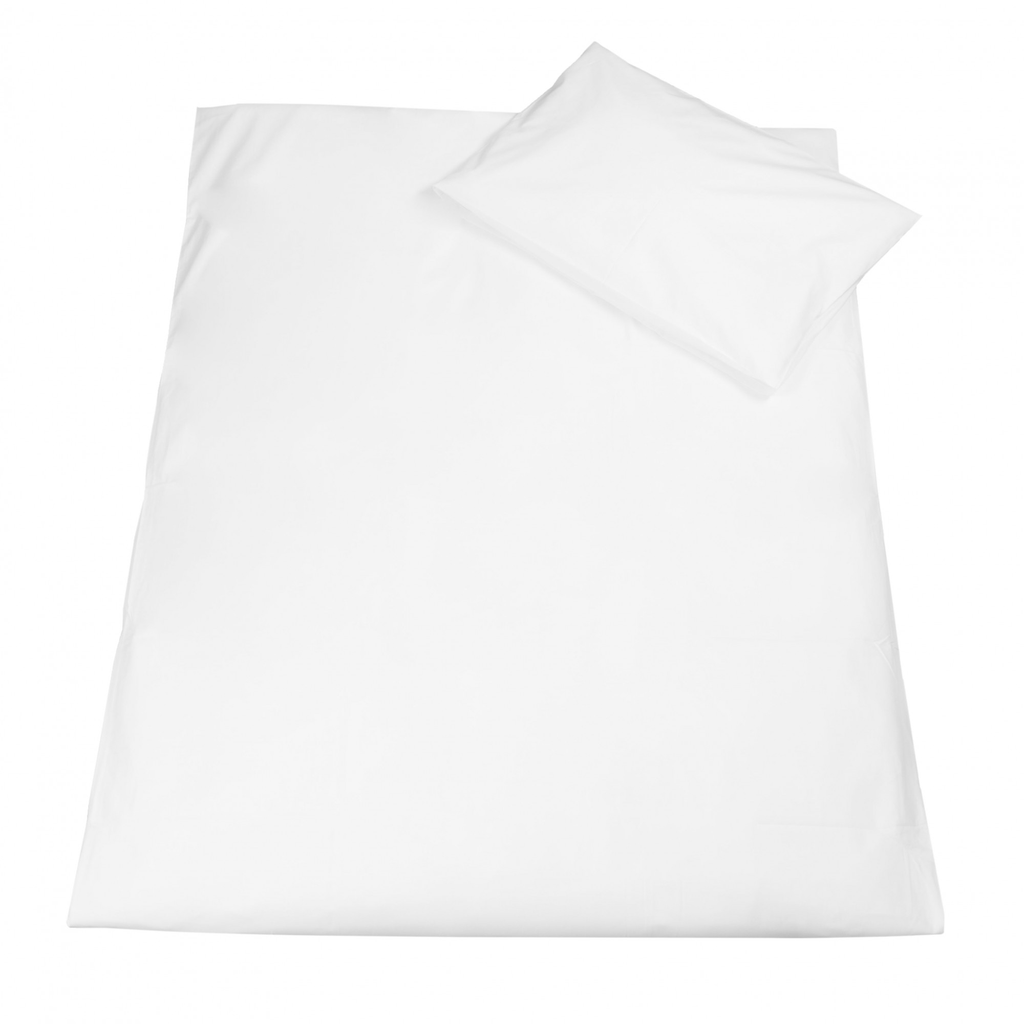 Kinderbettwäsche 100x135 cm 2-teilig Baumwolle weiß Hauptbild