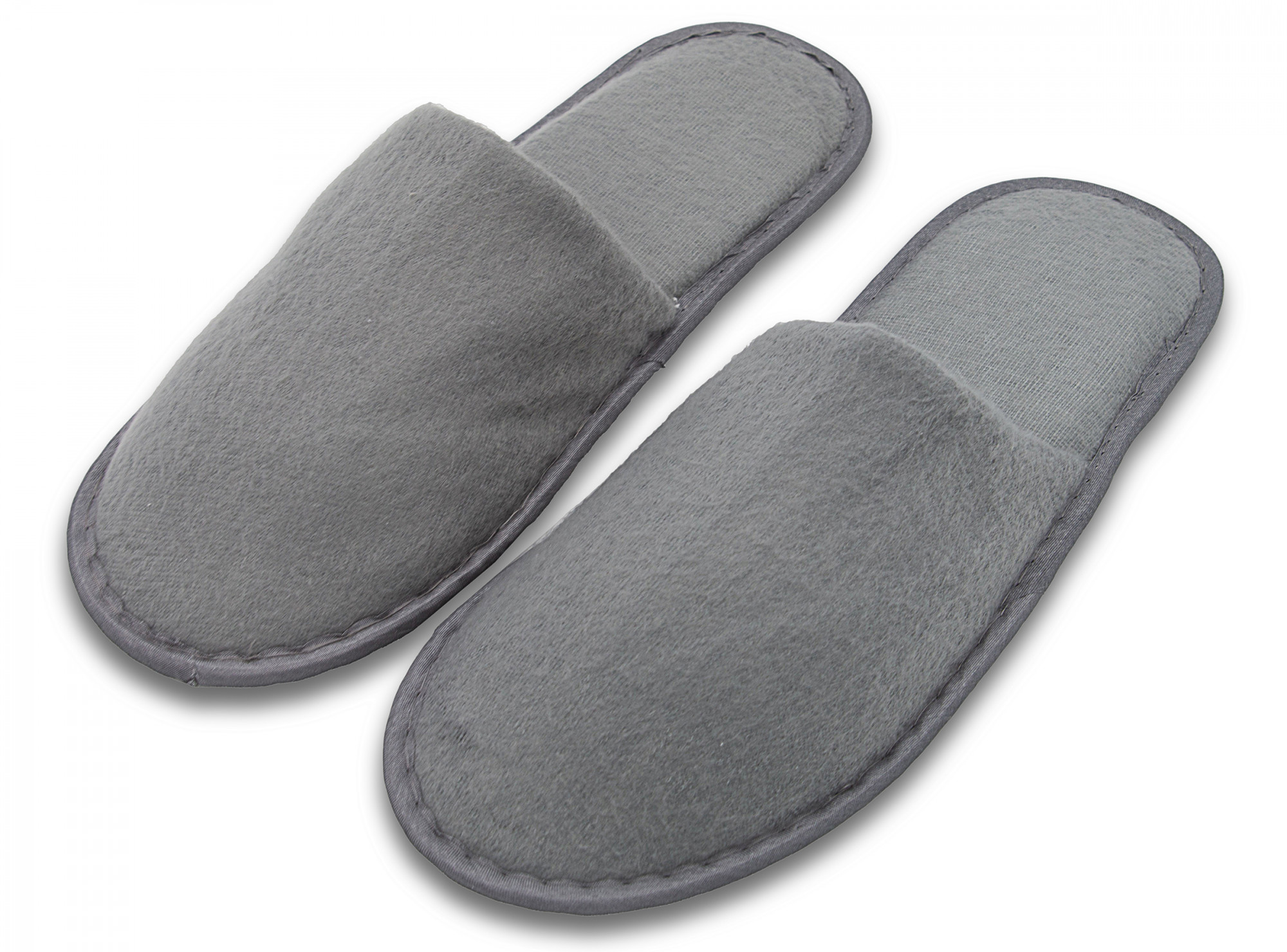 10 Paar Frottierslipper geschlossen 5 mm Sohle graphit Hauptbild