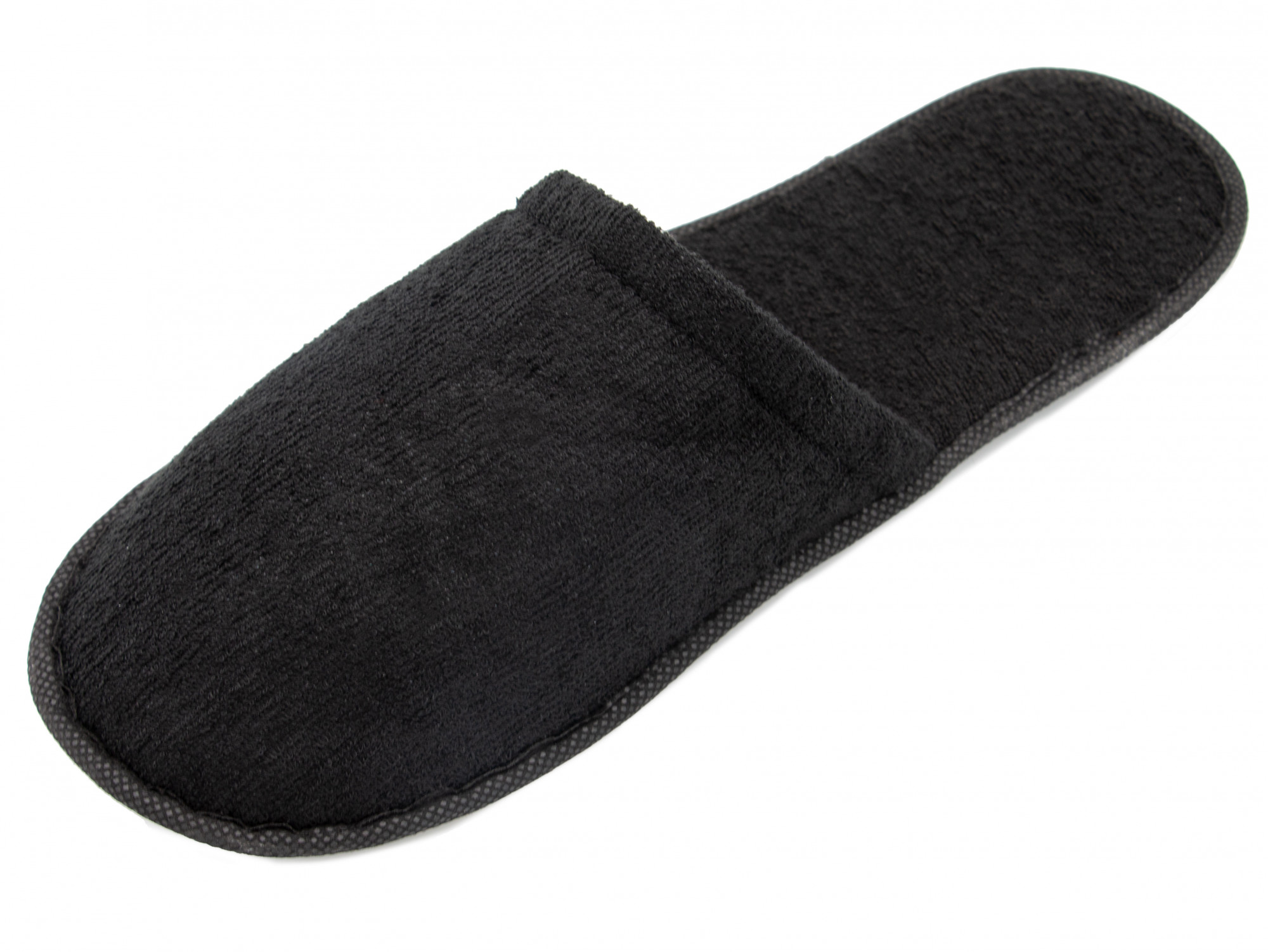 10 Paar Frottierslipper geschlossen 3mm Sohle schwarz Hauptbild
