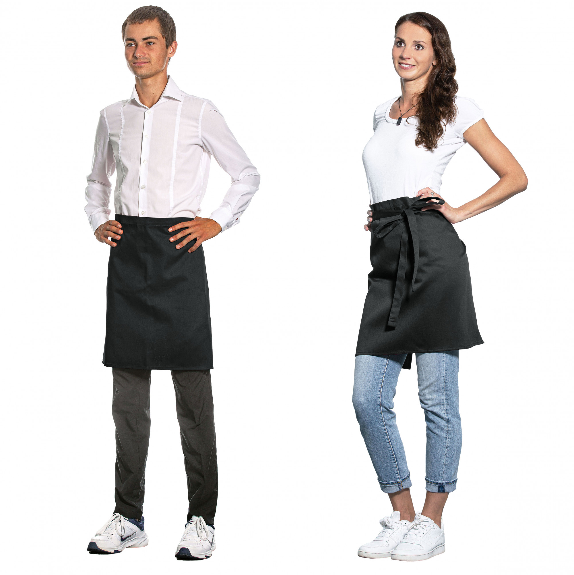 Vorstecker 80x50 cm Mischgewebe schwarz Hauptbild