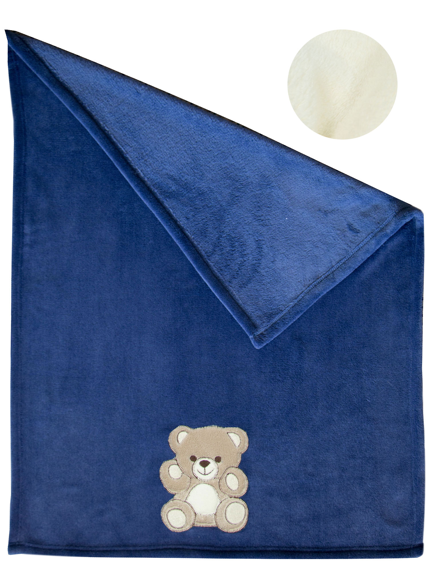 Kuscheldecke 75x100 cm Mikrofaser versch. Farben Hauptbild