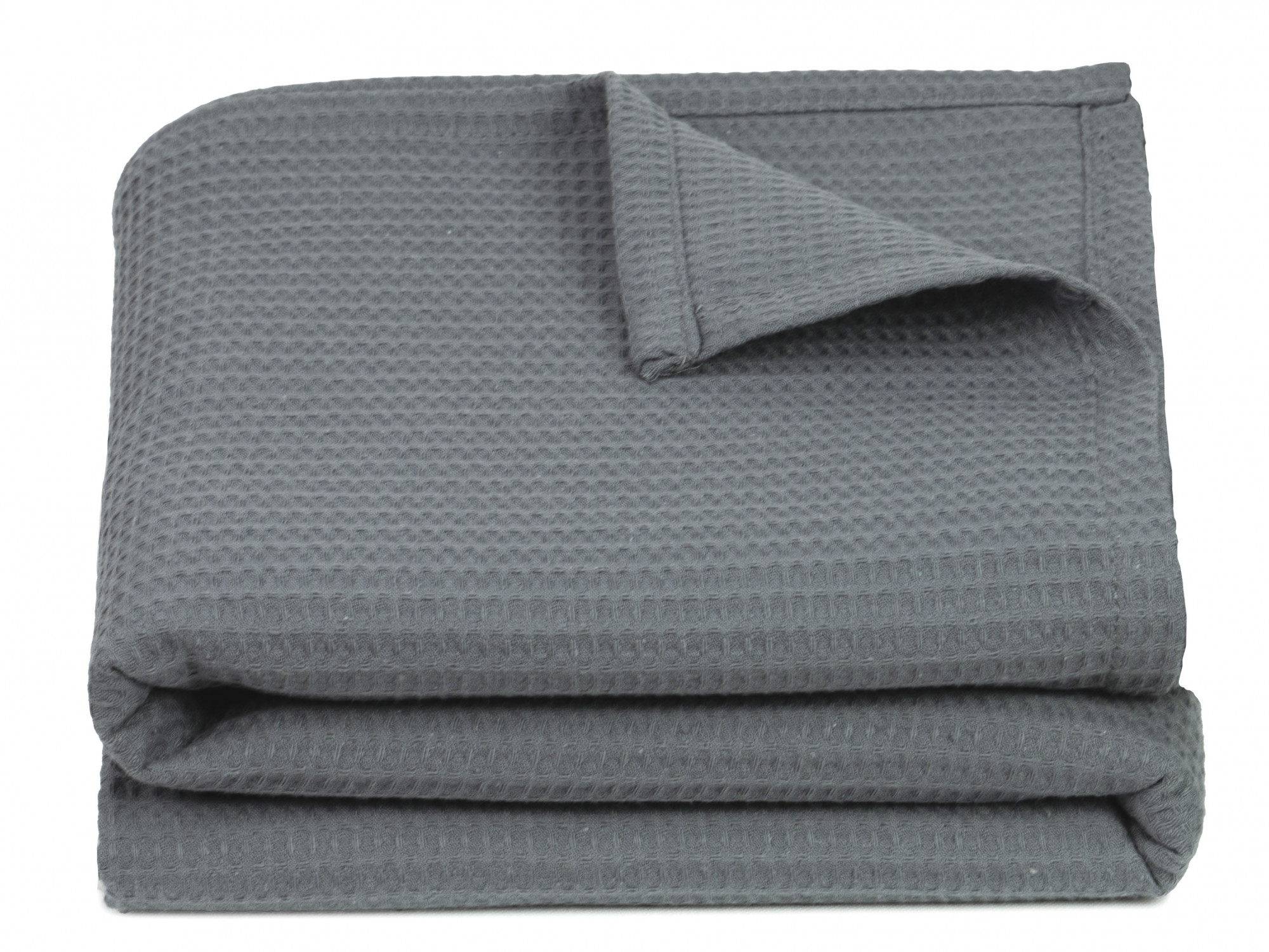 Kuscheldecke Baumwolle 150x200 cm grau Hauptbild