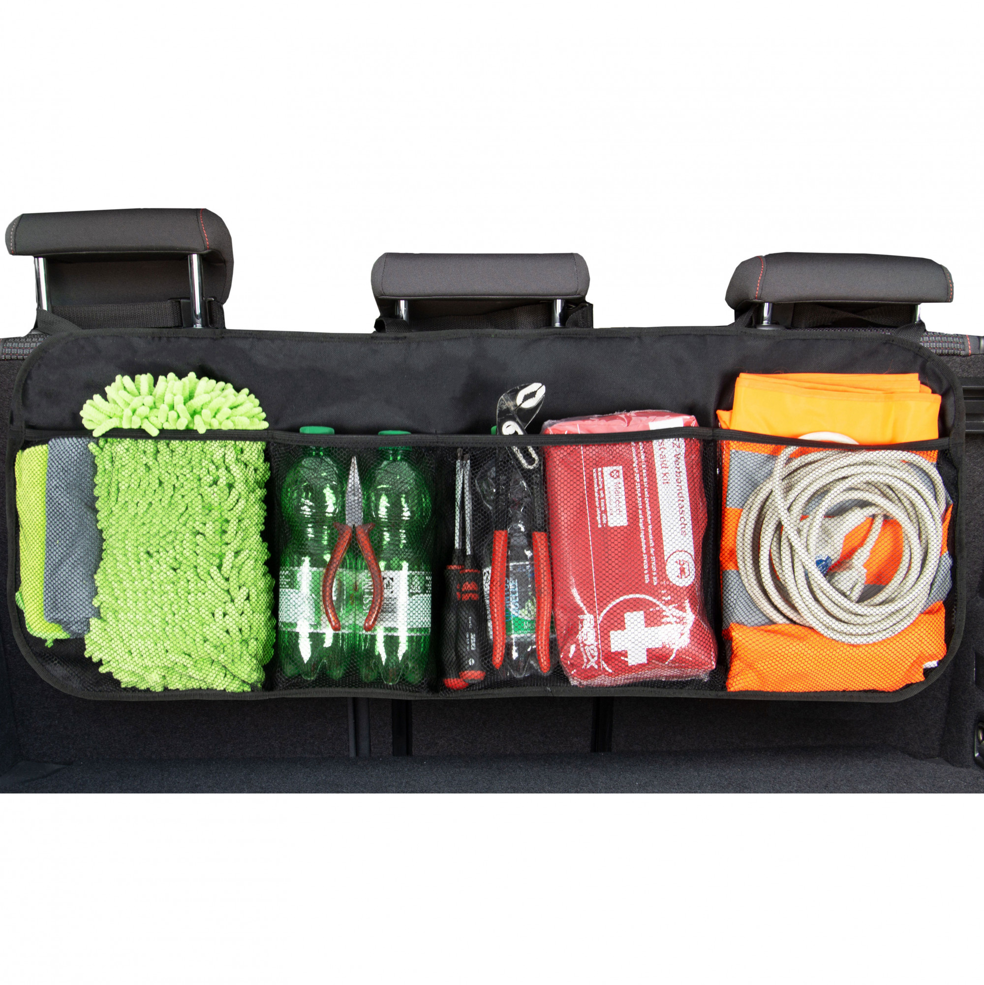Auto Kofferraum Organizer 89x35 cm schwarz Hauptbild