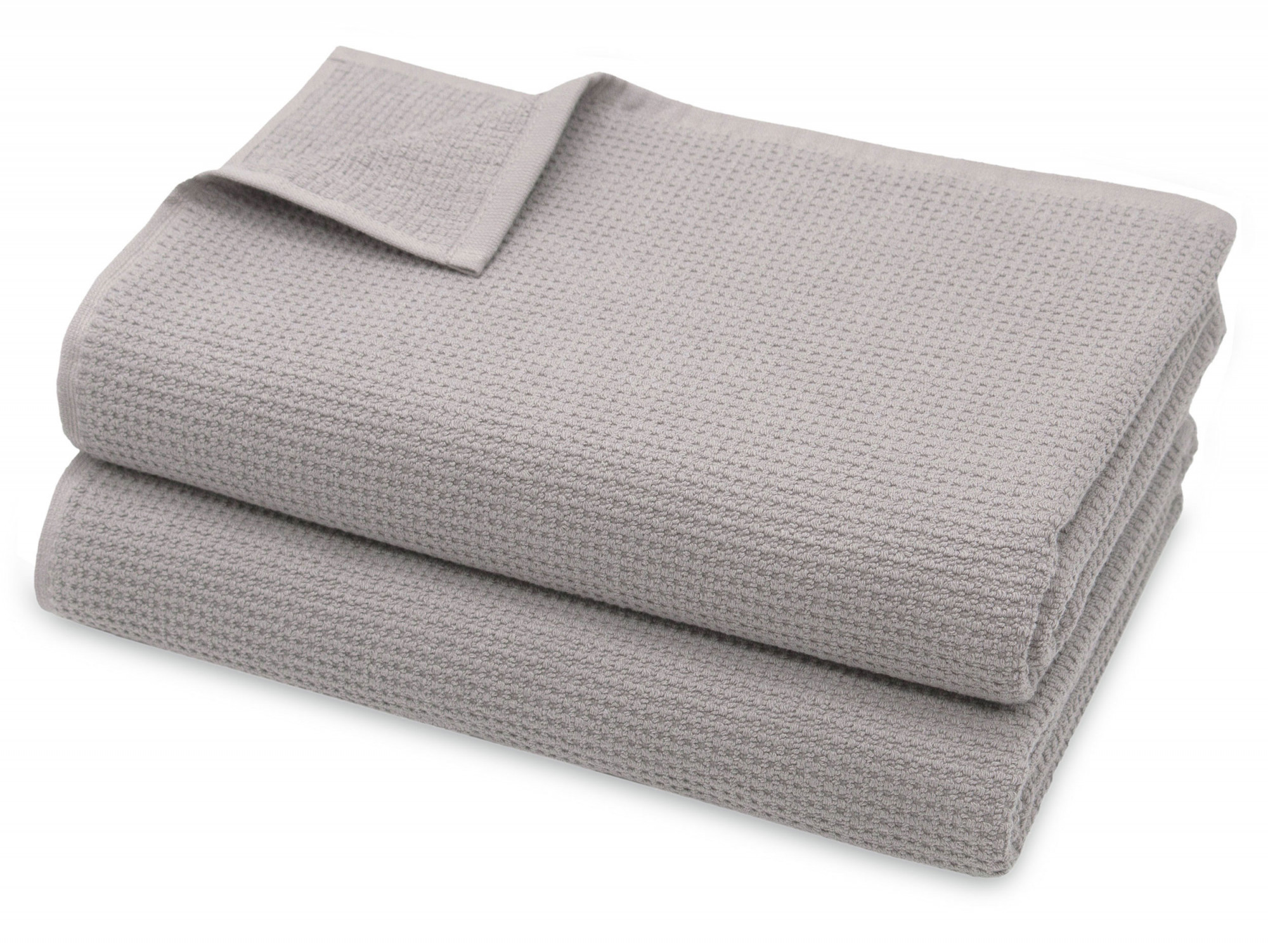 2er Set Saunatücher 70x180 cm Baumwolle 350 g/qm stone Hauptbild