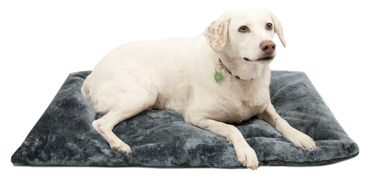 Hundedecke 60x90 cm 100% Polyester dunkelgrau Hauptbild