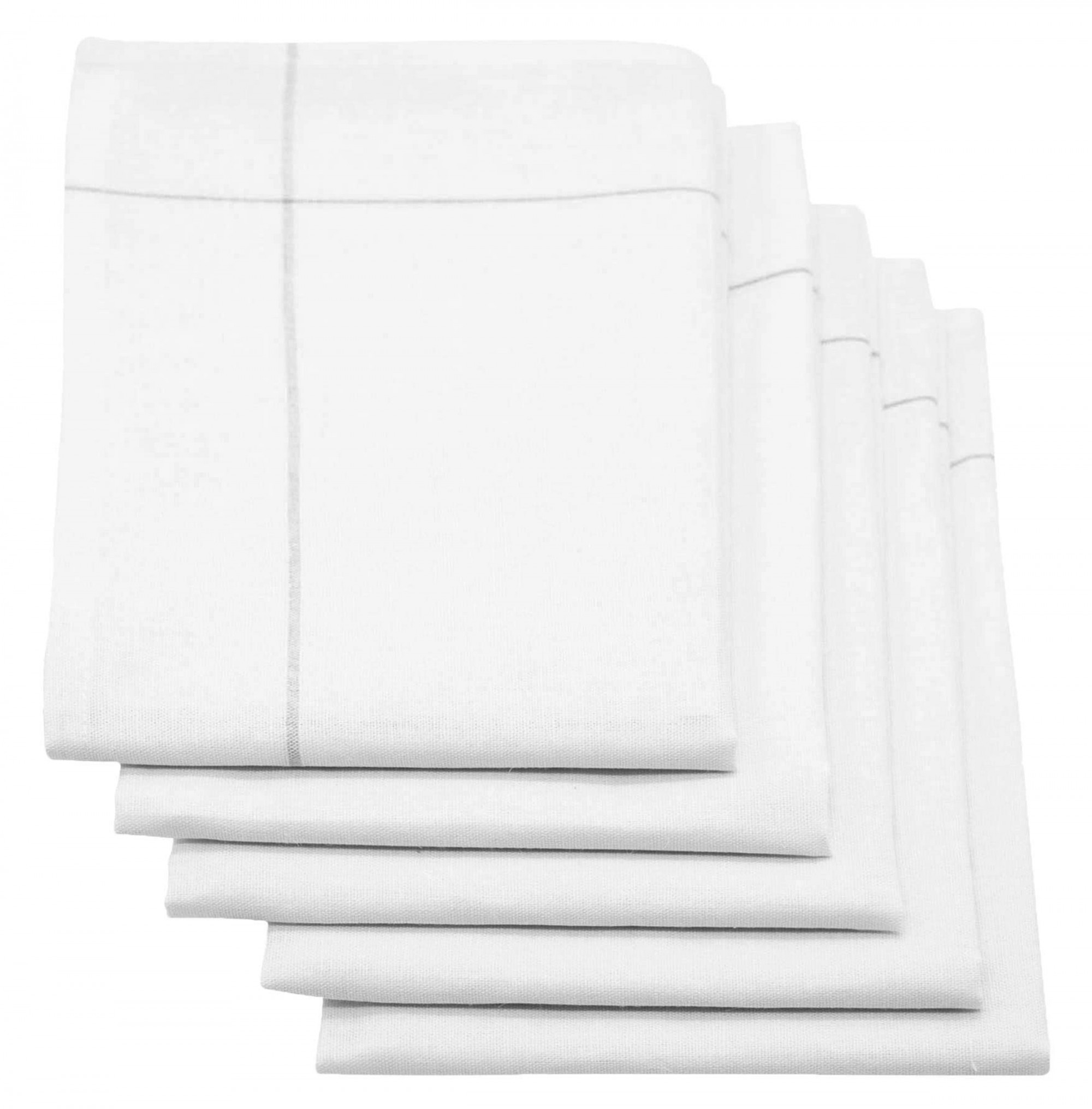 5er Set Geschirrtücher Baumwollmix 45x65 cm grau Hauptbild