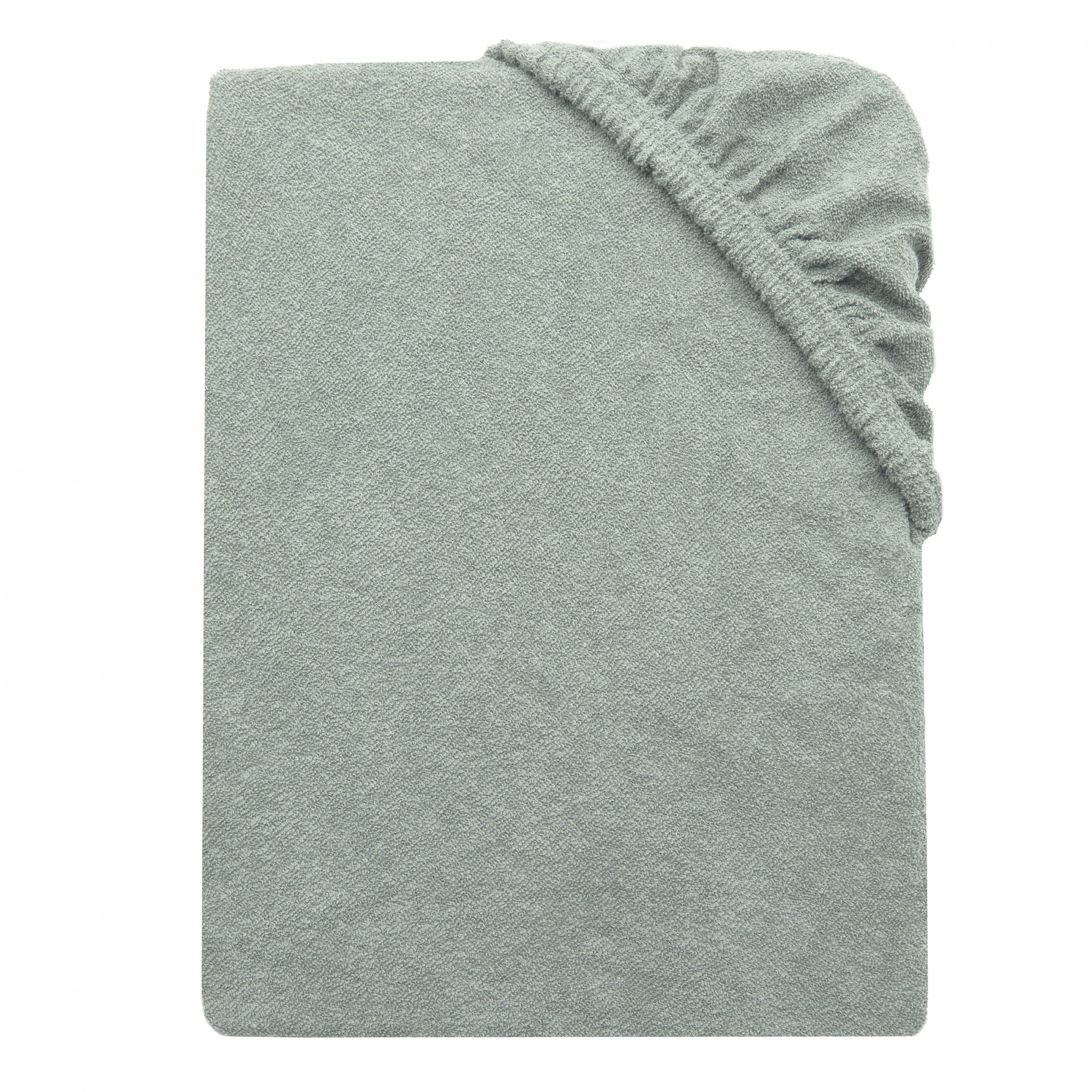 Kinder Spannbettlaken 70x140 cm Mischgewebe 22 cm Steg hellgrau Hauptbild