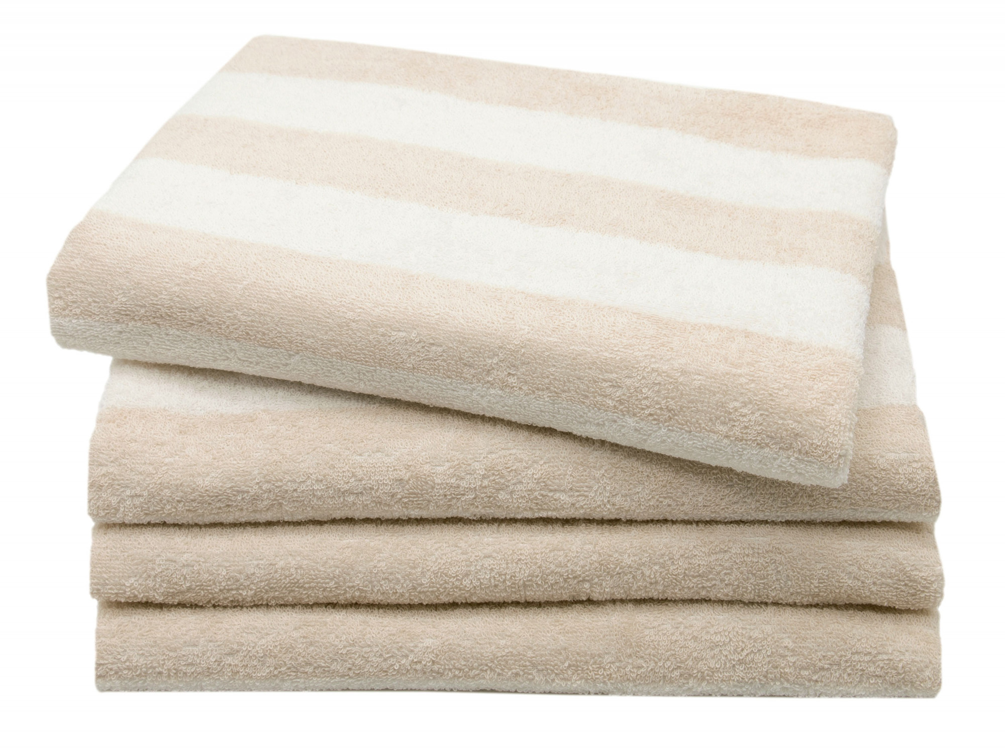 4er Set Handtücher 50x100 cm Baumwolle 380 g/qm beige Hauptbild