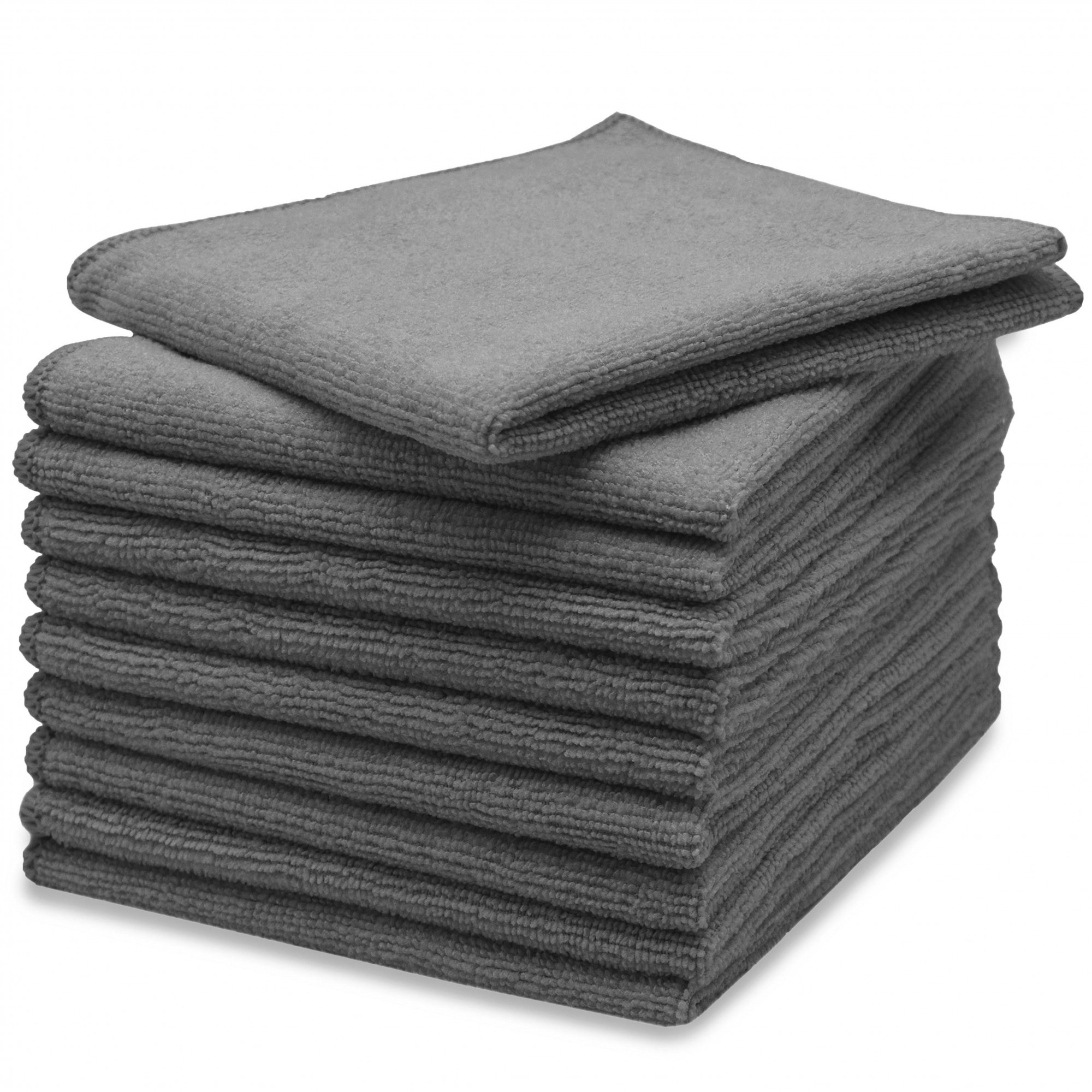 10er Set Microfasertücher 40x40 cm anthrazit Hauptbild