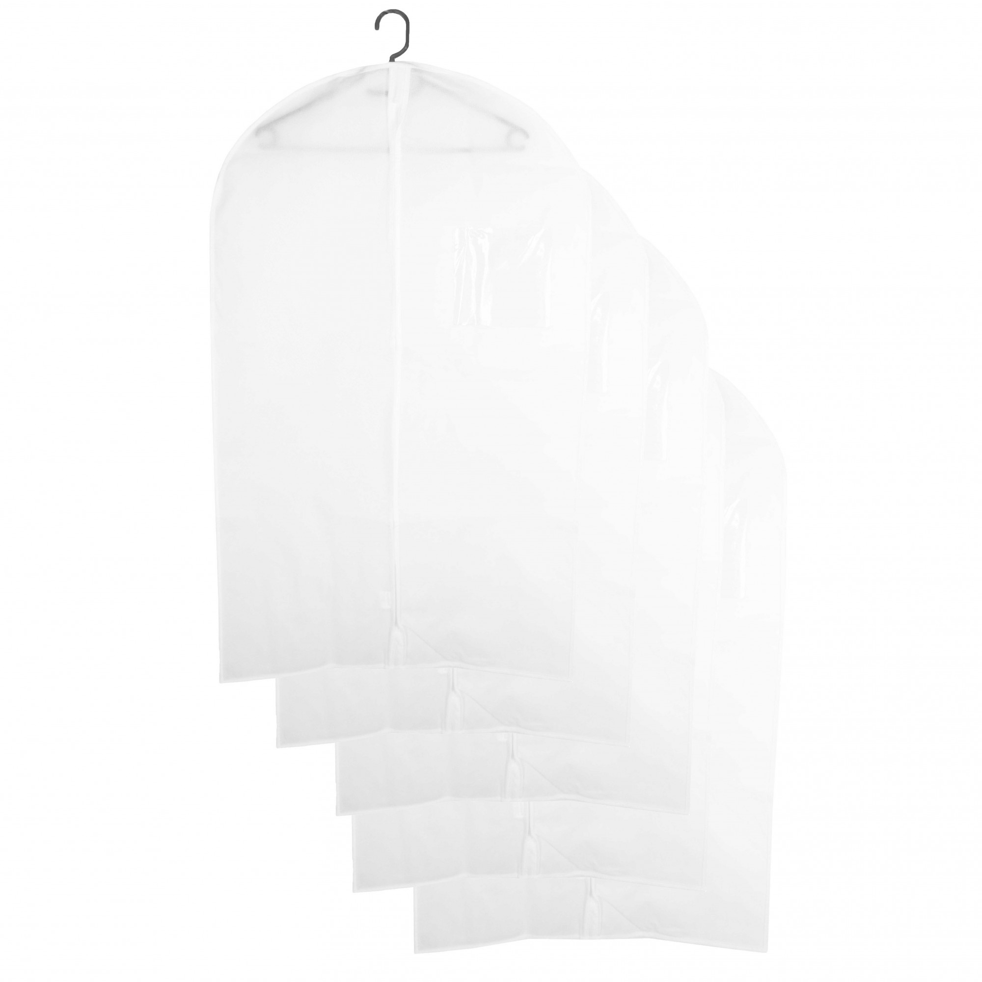 5er Set Kleidersack 60x100 cm atmungsaktiv weiß Hauptbild