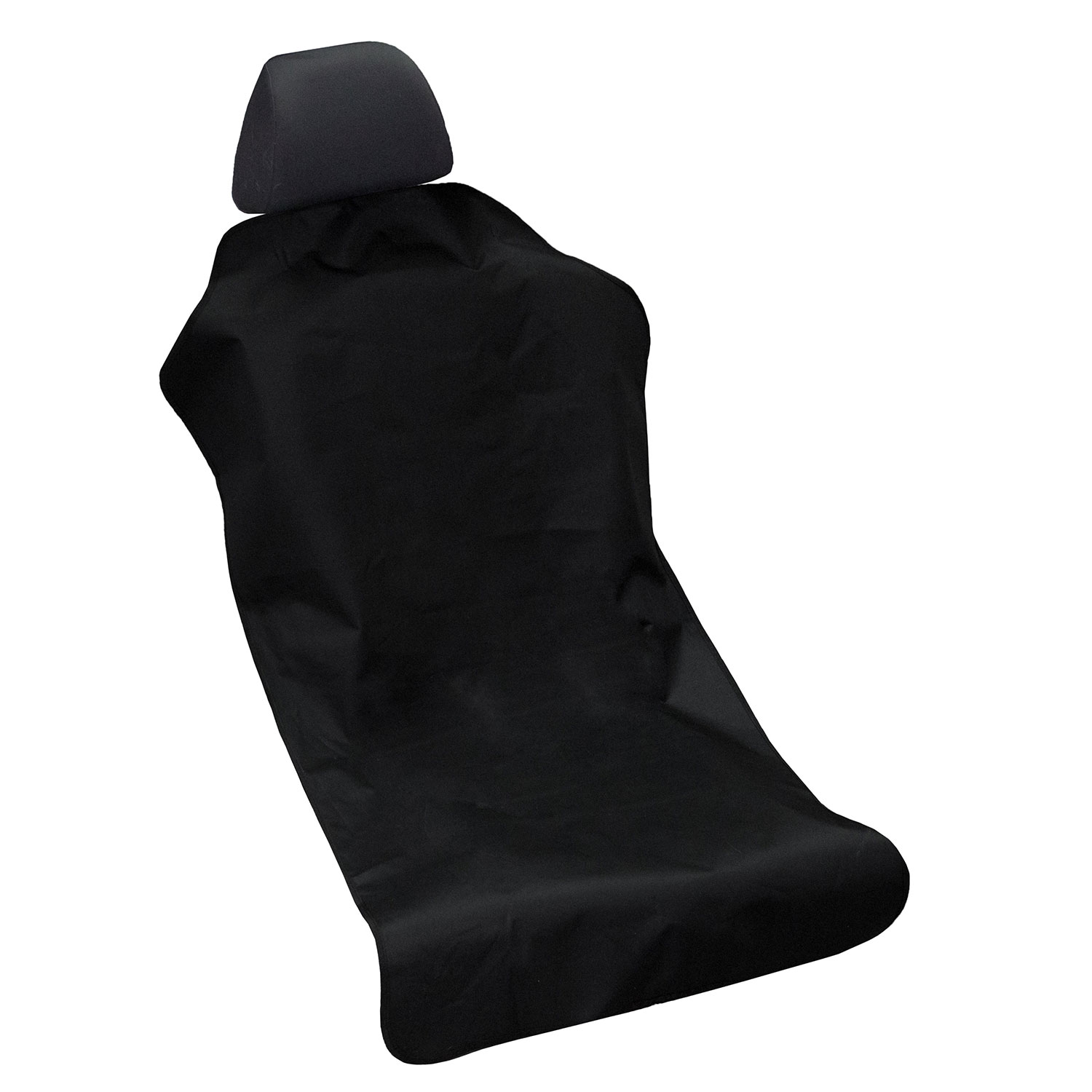 Sitzschoner für Vordersitz 69x125 cm Polyester schwarz Hauptbild