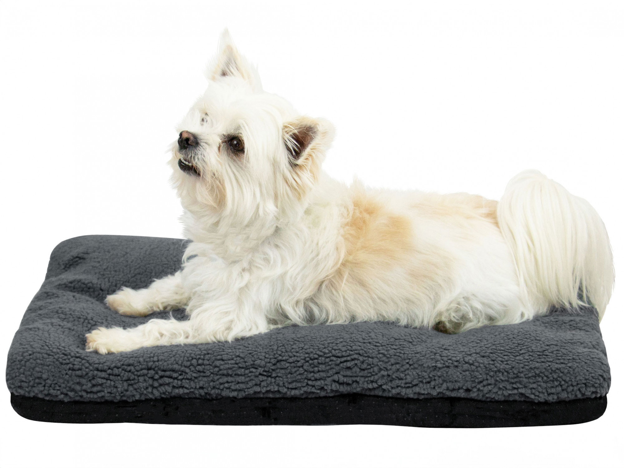 Hundedecke 36x58 cm 100% Polyester anthrazit Hauptbild