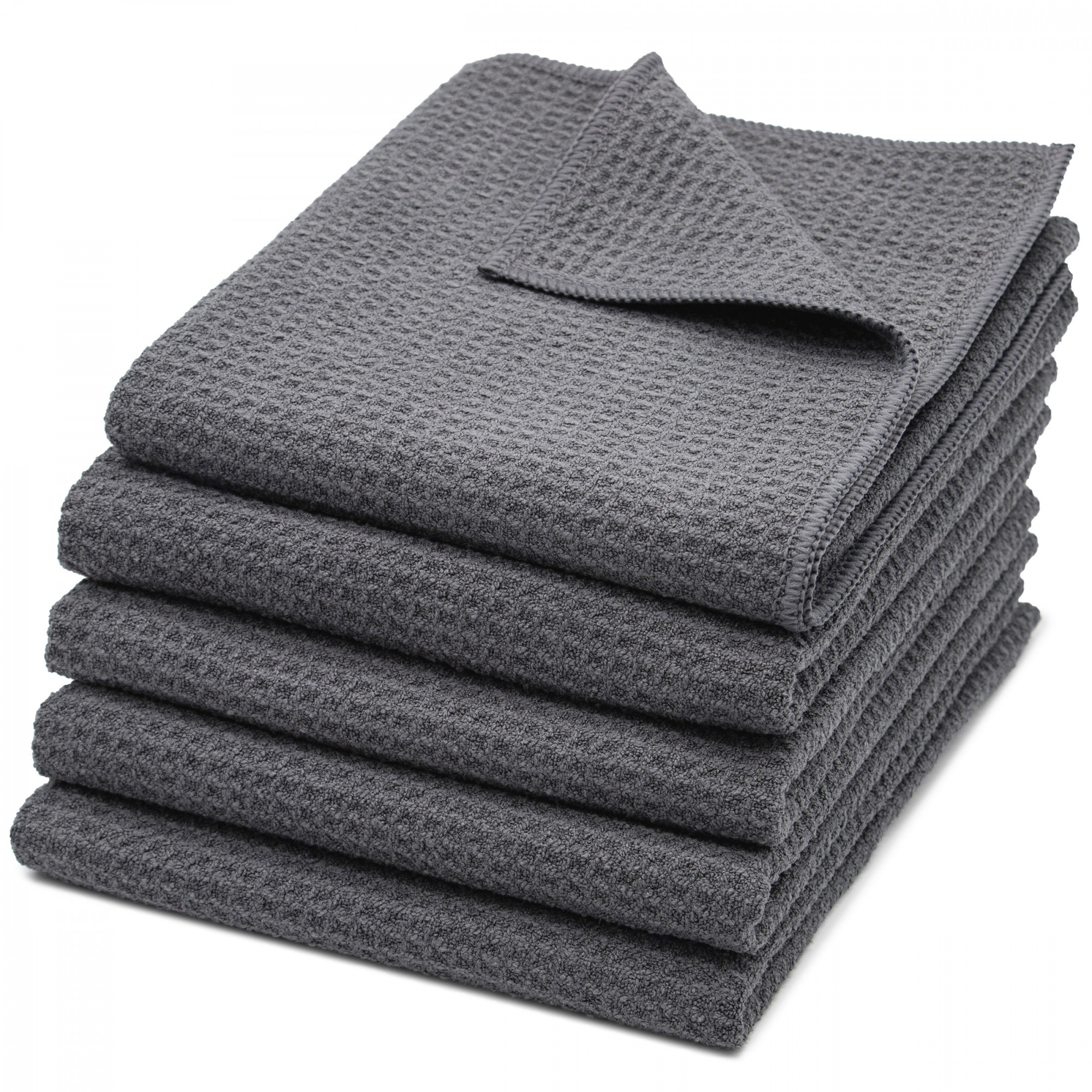 5er Set Mikrofasertücher 40x70 cm grau Hauptbild