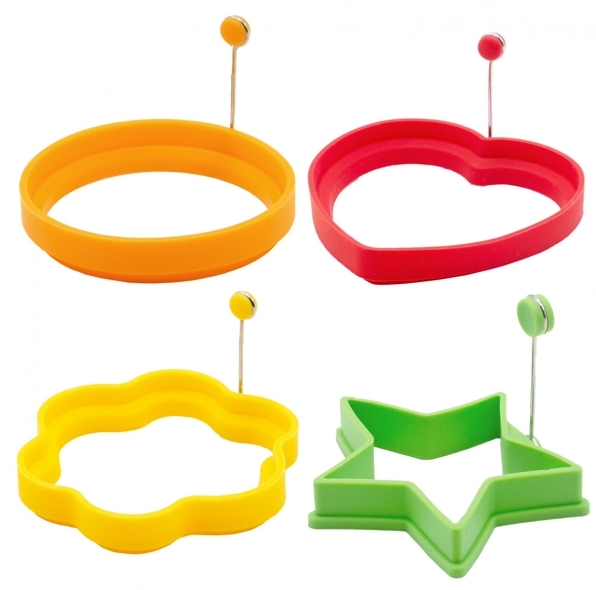Spiegeleierform (4er-Set) aus Silikon verschiedene Formen Hauptbild